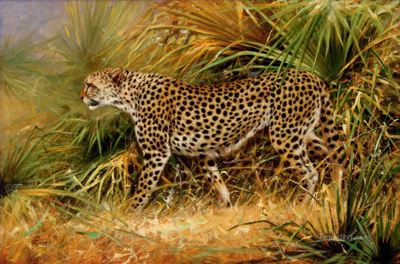 leopard 9 Oil Paintings